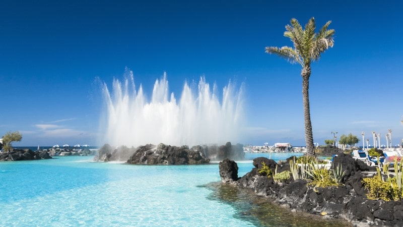 Saltwater pools Lago Martianez in Puerto de la Cruz