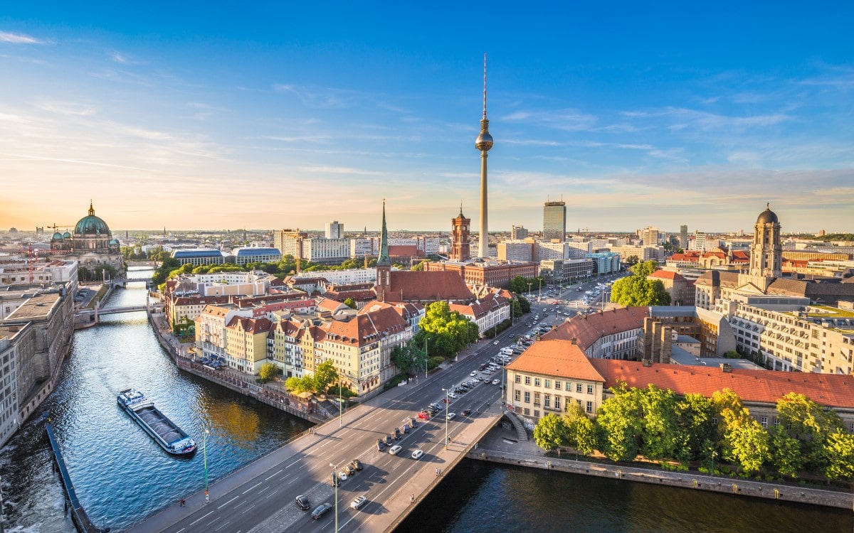 City skyline view of Berlin