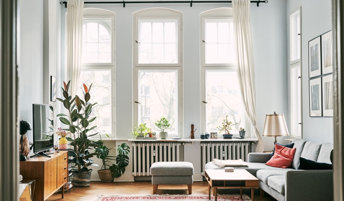 View of a living room interior